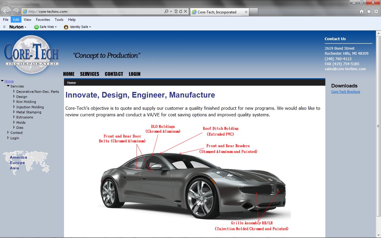 Customer Service Management (CRM) screen
